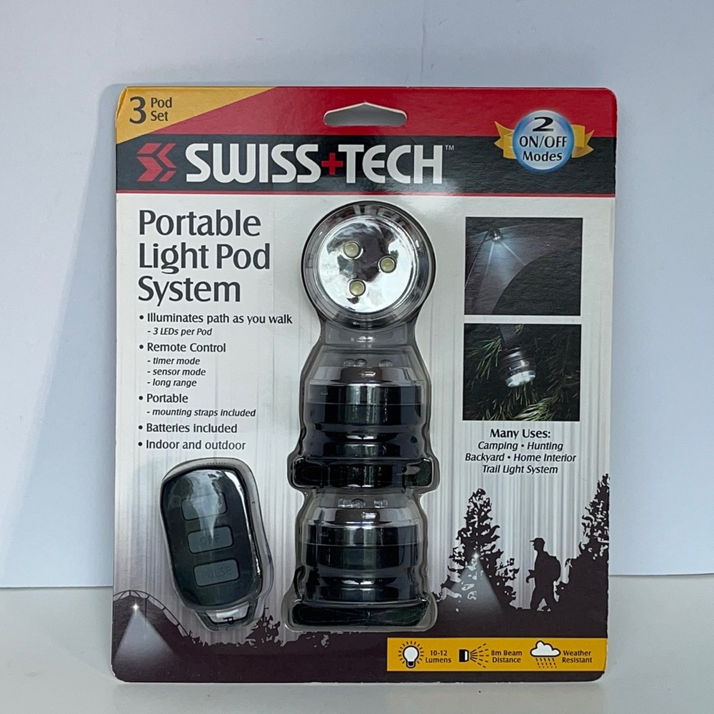 Swiss+Tech 3 Pod Portable Light Pod System